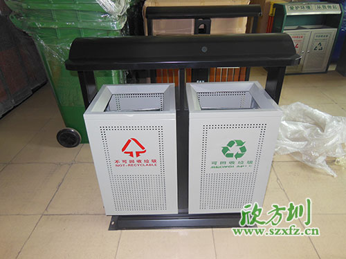 貴陽物業(yè)戶外鋼板沖孔垃圾桶，客戶的二次選擇。