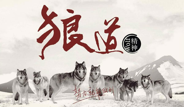 學習狼道精神，做好垃圾桶銷售工作
